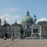 Amalienborgplatz Copenhagen Denmark